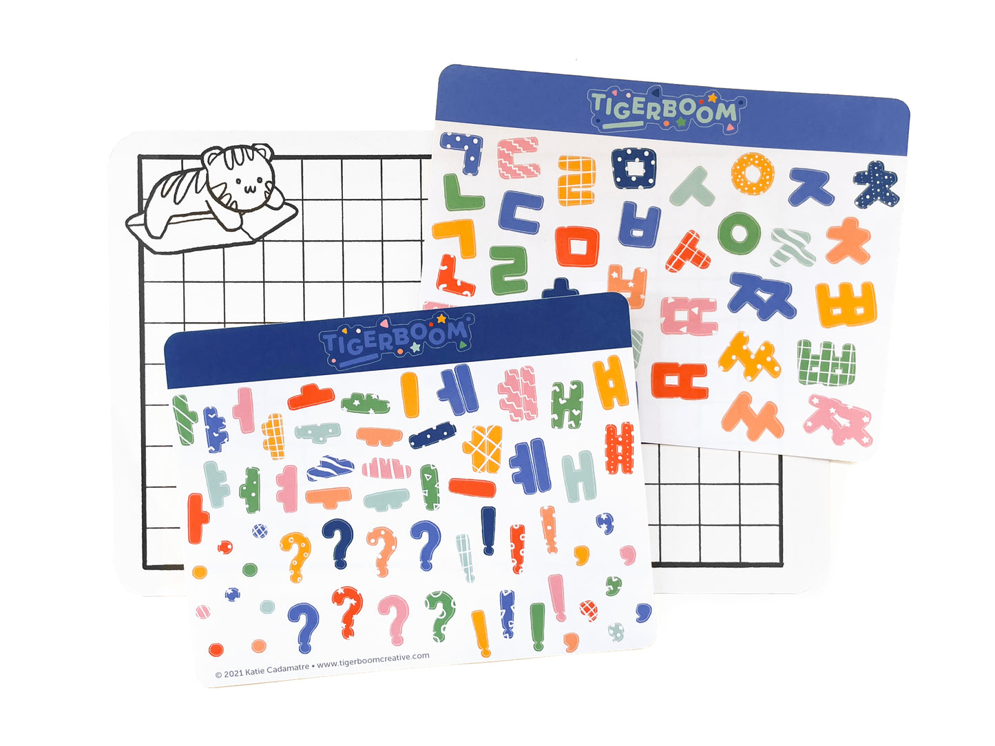 Deluxe Medium Deco Hangul Sticker Set